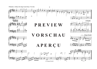 gallery: Präludien = Album für Orgel oder Piano (Fis-Dur) , ,  (Klavier Solo)