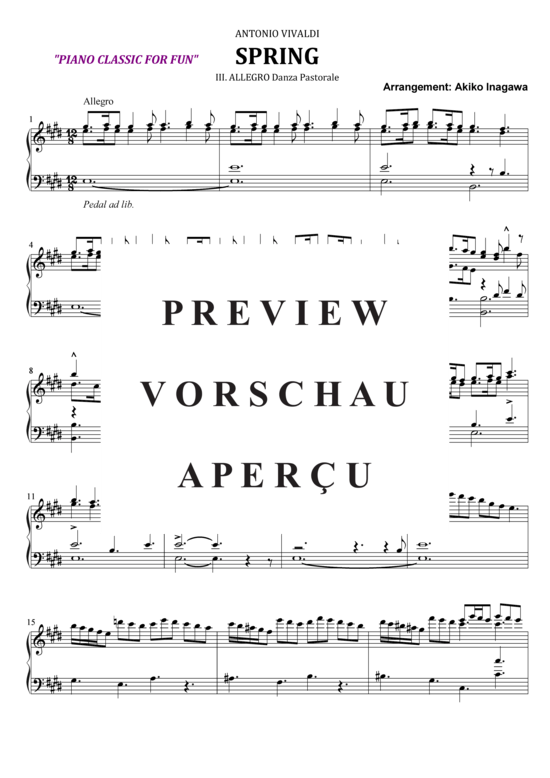 gallery: Vivaldi Spring III.Allegro Danza Pastorale , , (Klavier Solo anspruchsvoll)
