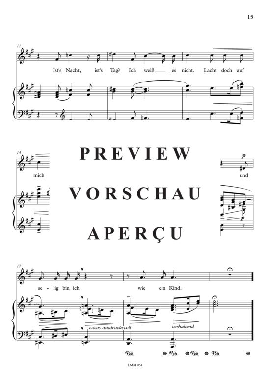 gallery: Acht frühe Lieder (Eight early songs) , ,  (Gesang + Klavier)