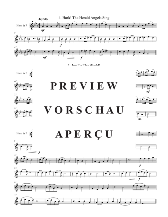 gallery: 6 Weihnachts-Trios, Vol. 1 , , (Trompete in B, Horn F, Posaune)