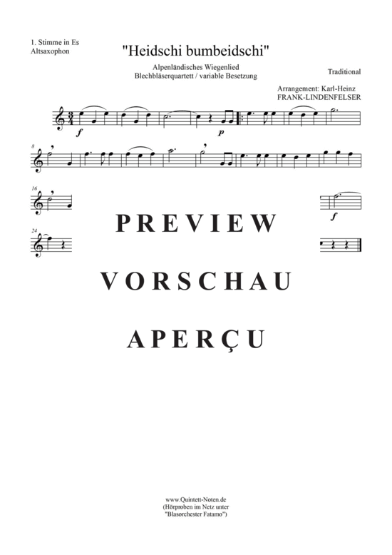 gallery: Heidschi-Bumbeidschi Blechbläser Quartett/Ensemble , , (variable Besetzung)