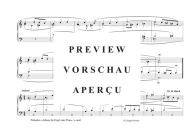 gallery: Präludien =Album für Orgel oder Piano (a-moll) , ,  (Orgel/Klavier Solo)