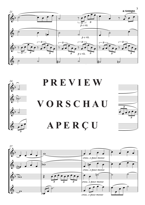 gallery: Arabesque No 1 , , (Saxophon Quartett SATB)