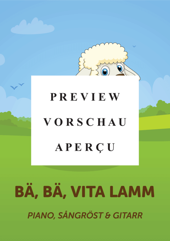 gallery: Bä, bä, vita lamm , , (Gesang + Klavier, Gitarre)