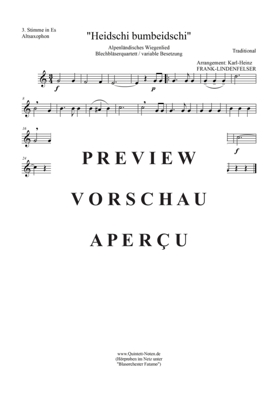 gallery: Heidschi-Bumbeidschi Blechbläser Quartett/Ensemble , , (variable Besetzung)