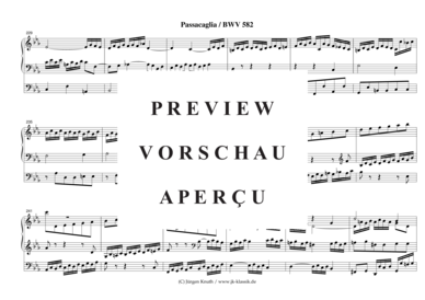 gallery: Passacaglia  c-moll BWV582 , , (Orgel Solo)