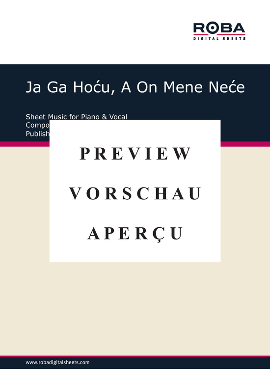 gallery: Ja Ga Hocu, A On Mene Nece , , (Klavier + Gesang)