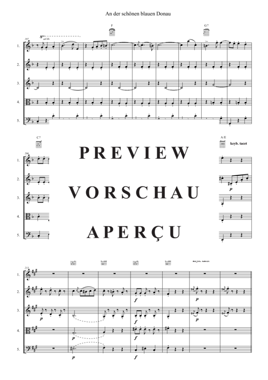 gallery: An der schönen blauen Donau , , (Quintett flexible Besetzung)