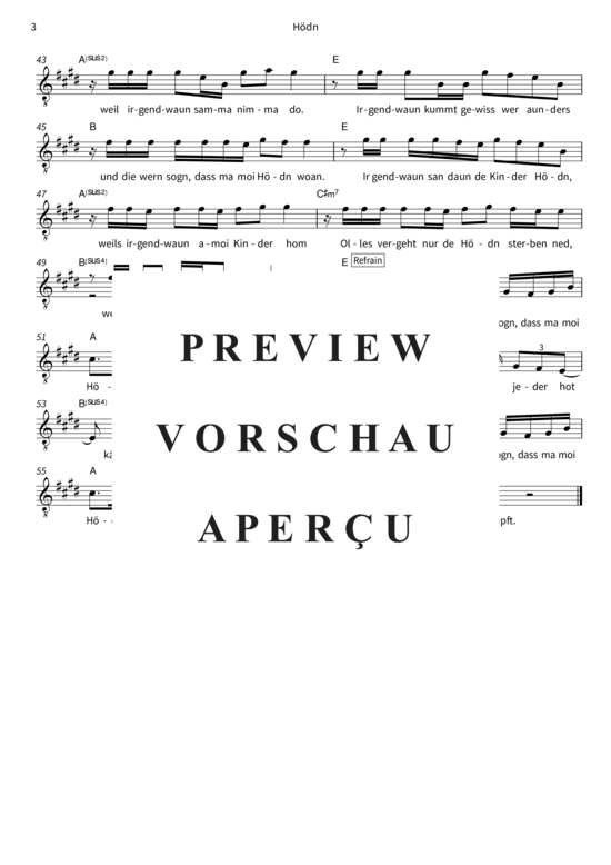 gallery: Hödn (Gesang + Akkorde) , Speer, Seiler und,  (Leadsheet)