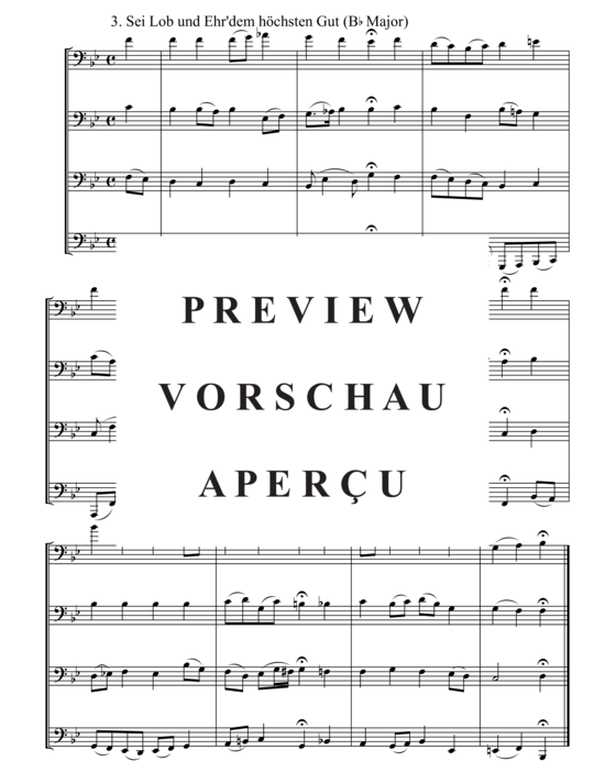 gallery: 24 Choräle , , (Posaunen-Quartett)