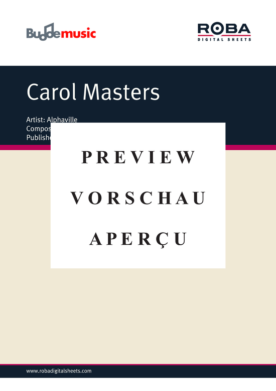 gallery: Carol Masters , Alphaville, (Klavier + Gesang)