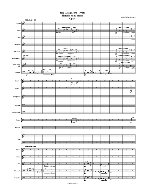 Sinfonia op. 18 