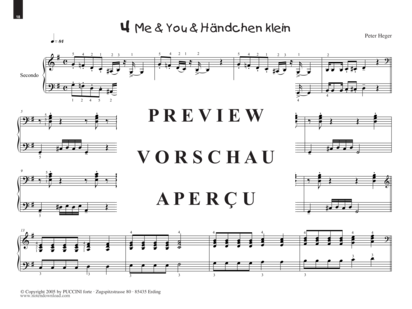 gallery: 4 Me & You & Händchen klein , , (Klavier vierhändig)