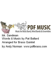 cover: Mister Sandman, Pat Ballard, Quintett