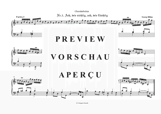 gallery: Ach, wie nichtig, ach, wie flüchtig  (Partita3+4) , ,  (Orgel Solo)