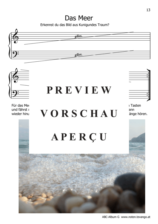 gallery: ABC-Album G für EntdeckerInnen, Kunigunde am Meer , , (Klavier Solo)