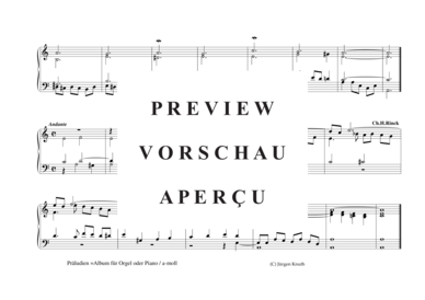 gallery: Präludien =Album für Orgel oder Piano (a-moll) , ,  (Orgel/Klavier Solo)