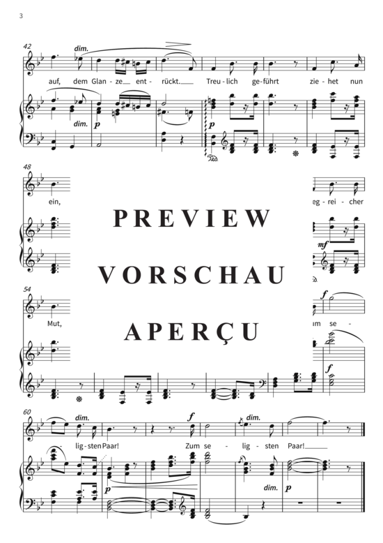 gallery: Brautchor - aus der romantischen Oper Lohengrin , , (Gesang + Klavier)