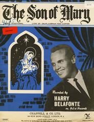 cover: The Son Of Mary, Harry Belafonte, Gesang, Gitarre, Klavier