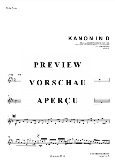 gallery: Kanon in D , , (Querflöte + Orgel)