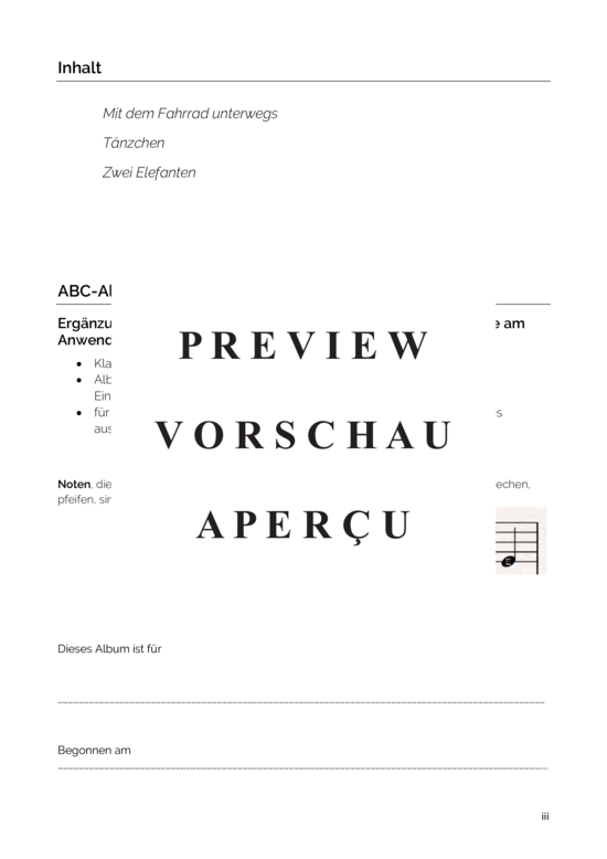 gallery: ABC-Album 01 Klavieralbum für 4 Hände , , (Klavier vierhändig)