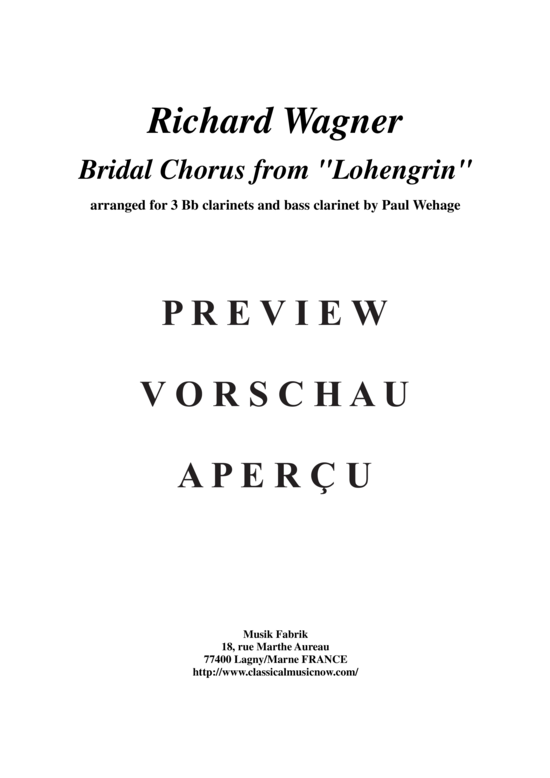 gallery: Treulich geführt , , (Klarinetten-Quartett)