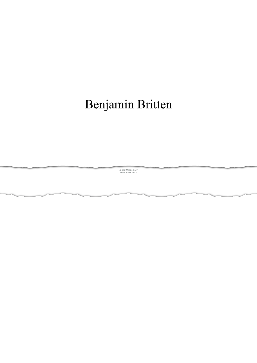 gallery: Elegy for Strings, Benjamin Britten, Violine