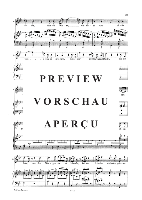 gallery: Wenn der Freude tränen fliessen , , (Klavier + Tenor Solo)