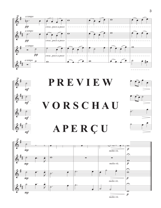 gallery: Ave Verum Corpus , , (Saxophonquartett SATB)