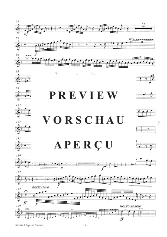 gallery: Toccata & Fugue , , (1.Trp in C/B/Es, 2.Trp in B, Horn in F, Pos, Tuba)