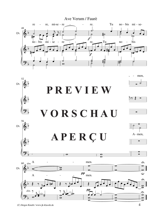 gallery: Ave Verum, Opus 65, No. 1 , , (2 Stimmen S/A-T/B + Orgel)