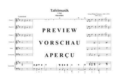 gallery: Tafelmusik-Ouvertüre-1. Teil TWV 55:e 1 , , (Gemischtes Ensemble)