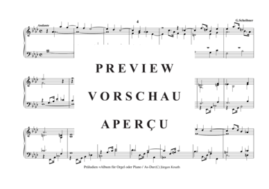 gallery: Präludien = Album für Orgel oder Piano (As-Dur) , ,  (Klavier Solo)