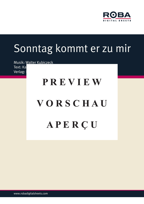 gallery: Sonntag kommt er zu mir , , (Klavier + Gesang)