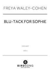 cover: Blu-Tack For Sophie, Freya Waley-Cohen, Harfe