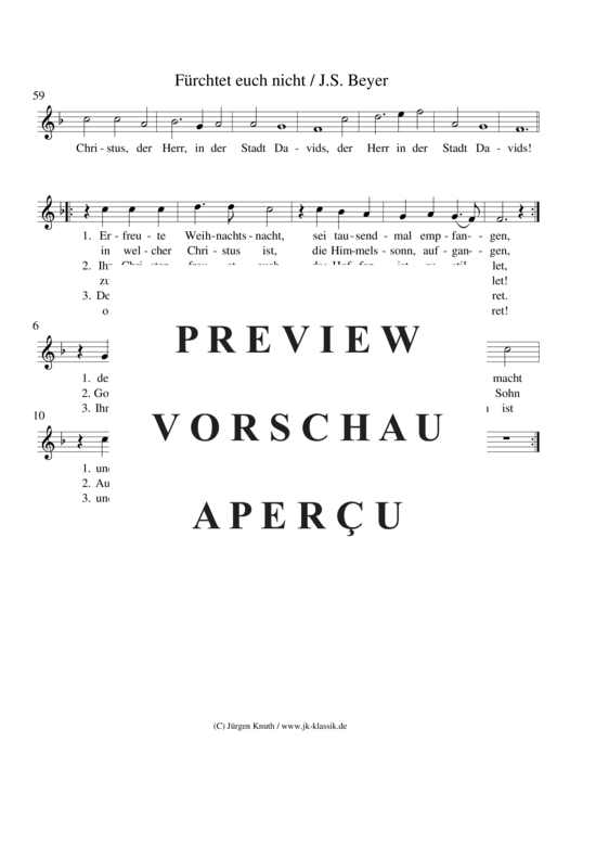 gallery: Fürchtet euch nicht , , (Gemischtes Ensemble Sopran/Tenor + 2x Violine, BC)