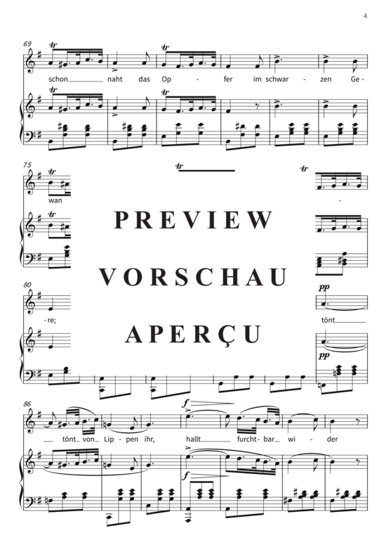 gallery: Lodernde Flammen - Kanzone der Azucena aus der Oper Der Troubadour , , (Gesang + Klavier)