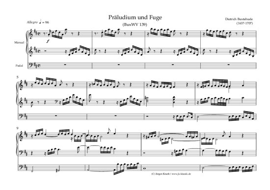 gallery: Präludium und Fuge BuxWV139 , , (Orgel Solo)