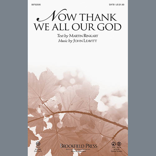 cover: Now Thank We All Our God, , Chor