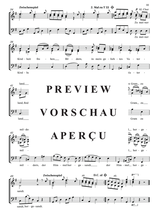 gallery: Fanchon-Lieder - vier Lieder für Gemischten Chor, , 