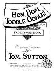 cover: Bom, Bom, Toodle Oodle!, Tom Sutton, Gesang, Klavier