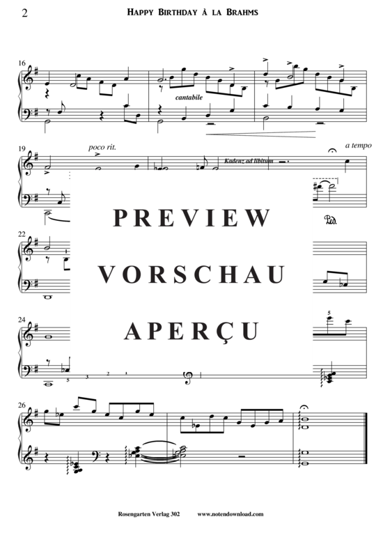 gallery: Happy Birthday à la Brahms , , (Klavier solo)