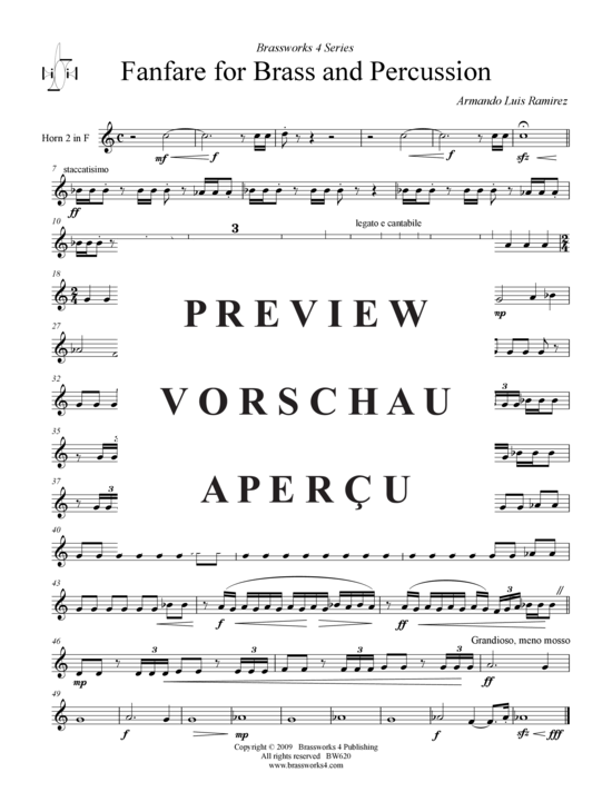 gallery: Fanfare for Brass and Percussion , , (Blechbläser Septett)