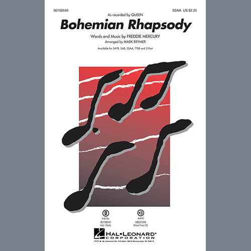 Product picture to: Bohemian Rhapsody (arr. Mark Brymer)