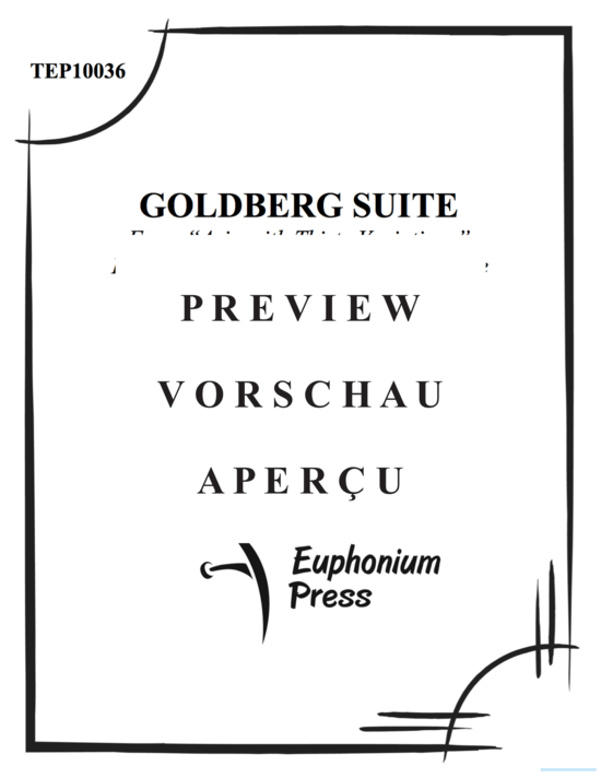 gallery: Goldberg Suite , , (Duett für Horn in F + Tuba)