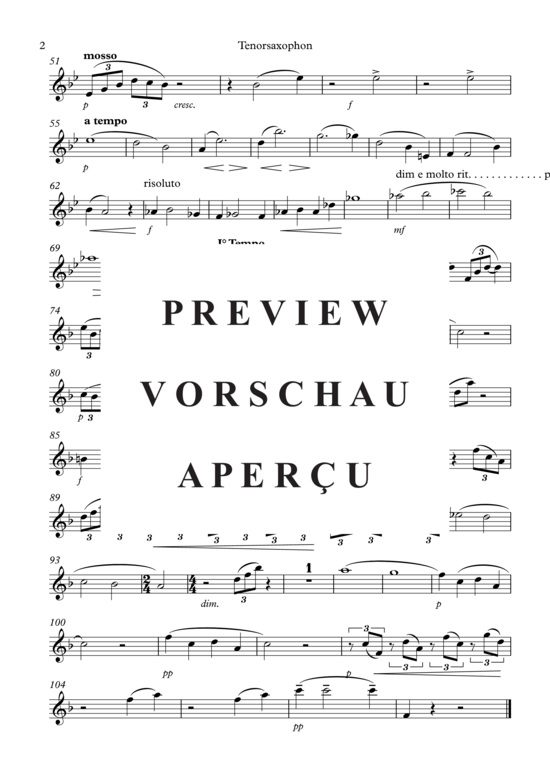 gallery: Arabesque No 1 , , (Saxophon Quartett SATB)