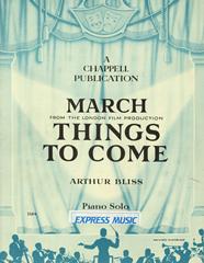 cover: Things To Come (March), Arthur Bliss, Klavier