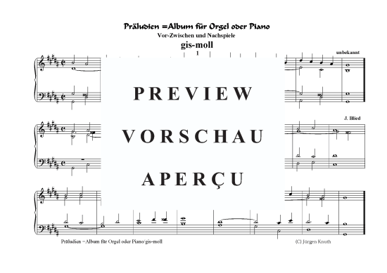 gallery: Präludien = Album für Orgel oder Piano , , (gis-moll)