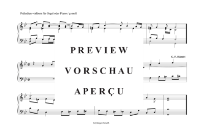 gallery: Präludien G-Moll , , (Orgel/Klavier Solo)