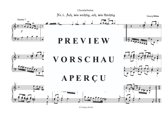 gallery: Ach, wie nichtig, ach, wie flüchtig  (Partita7+8) , ,  (Orgel Solo)